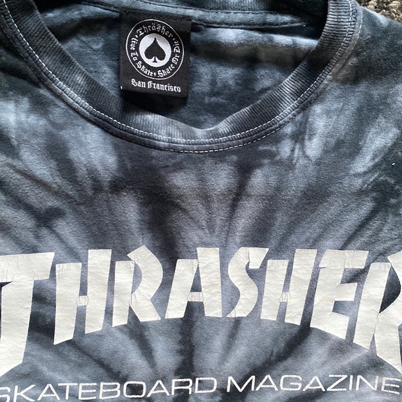 THRASHER medium tie dye t shirt - Picture 3 of 3